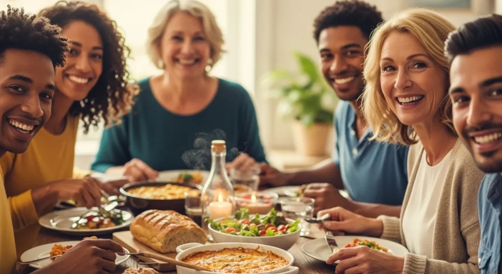  Food is a warm smile