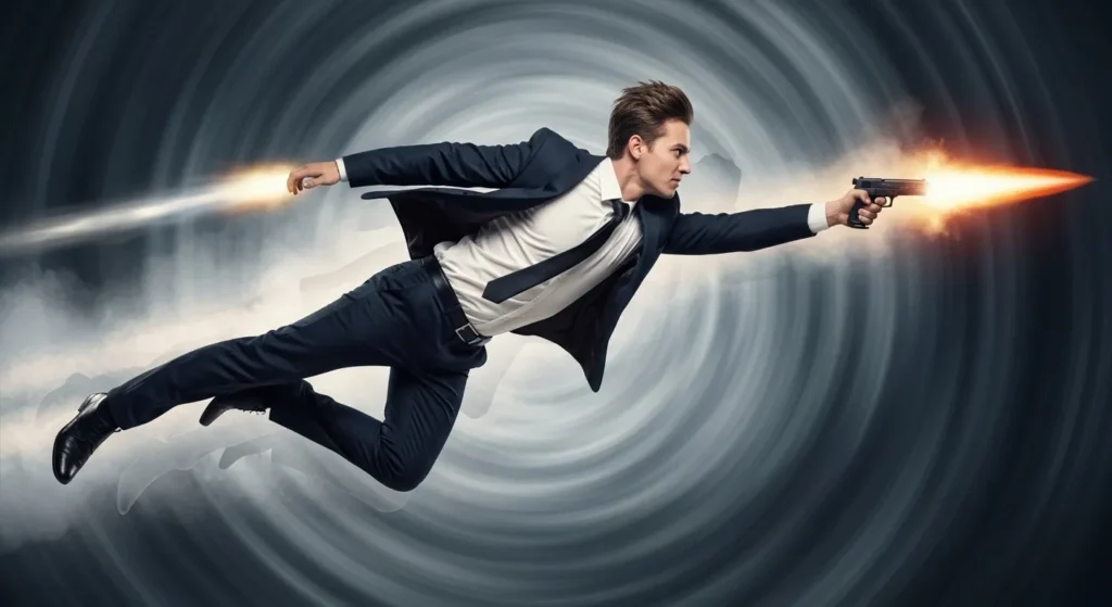 He’s a bullet out of a gun