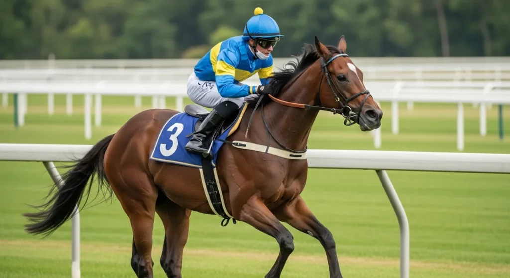  He’s a racehorse off the gate