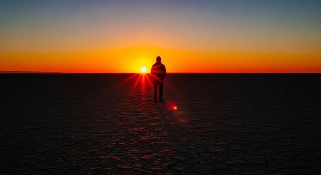 Linger like shadows at sunset