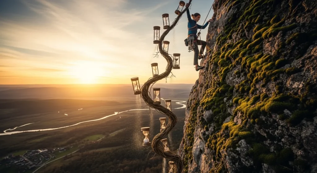  Patience is the climbing rope