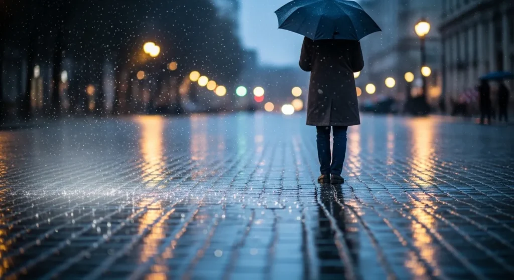 Rain is a whispering messenger