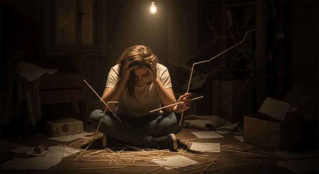 She was grasping at straws