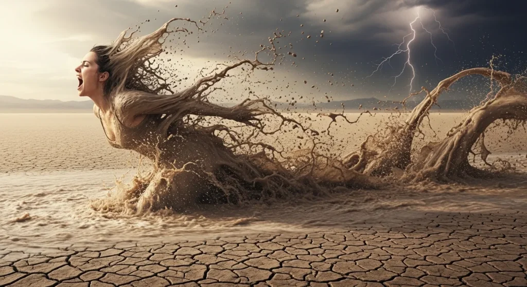 She’s a flash flood