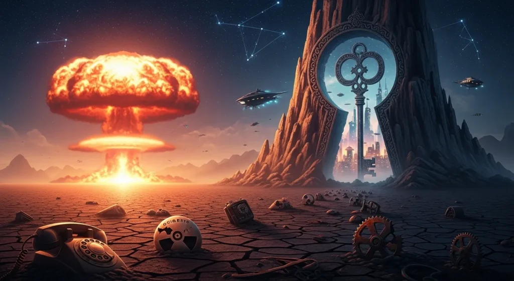 The atomic bomb was a doorway to the nuclear age