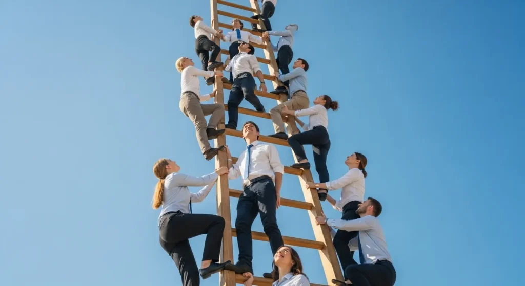 The team is a ladder