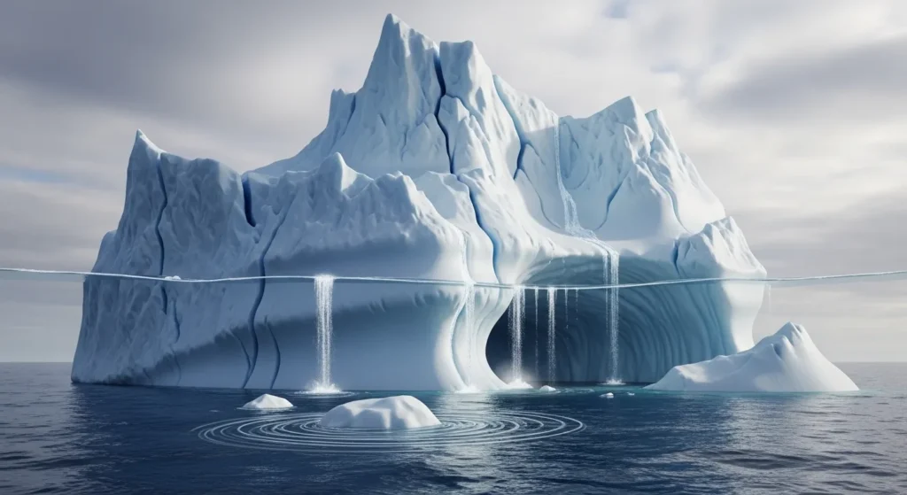 A Melting Iceberg