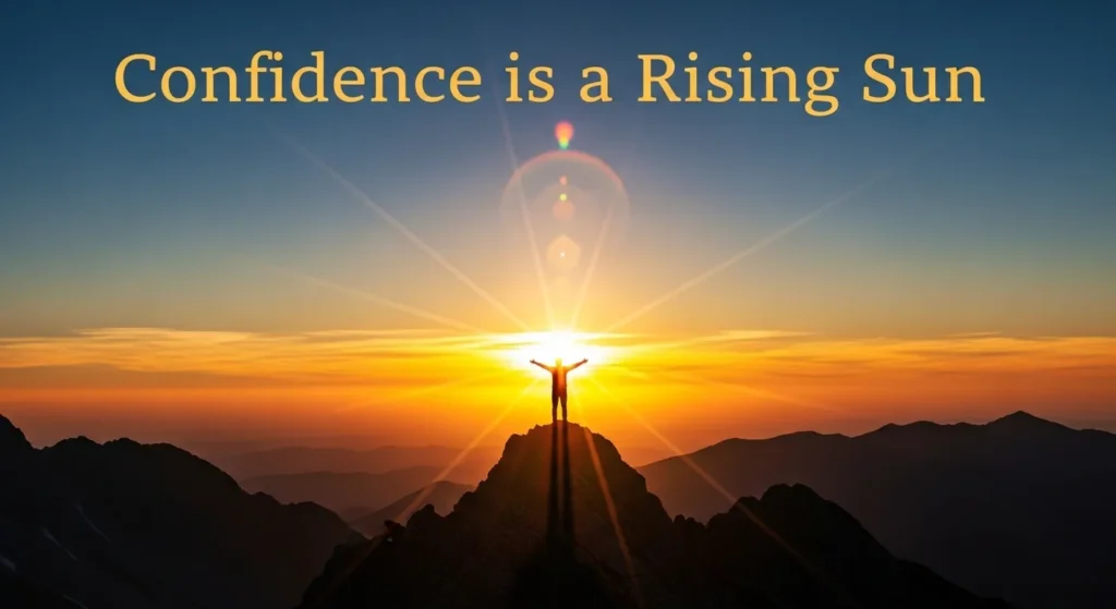 Confidence is a Rising Sun
