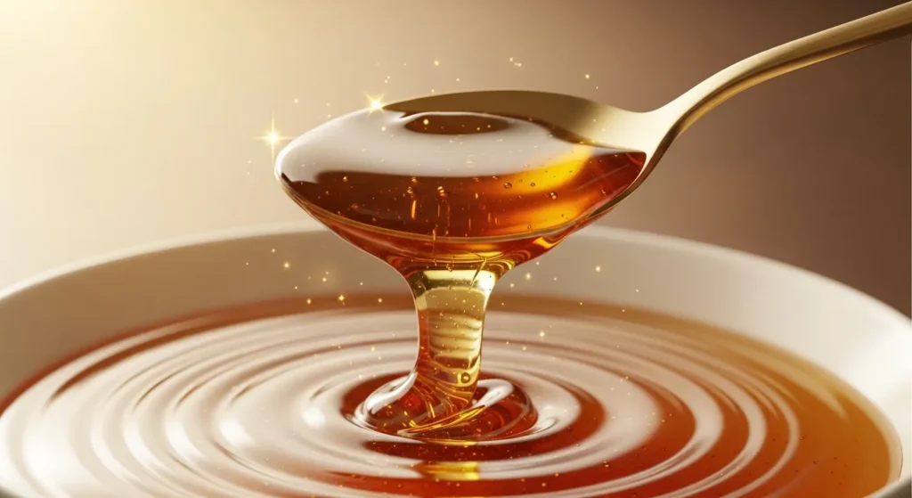 Her voice was honey dripping from a golden spoon