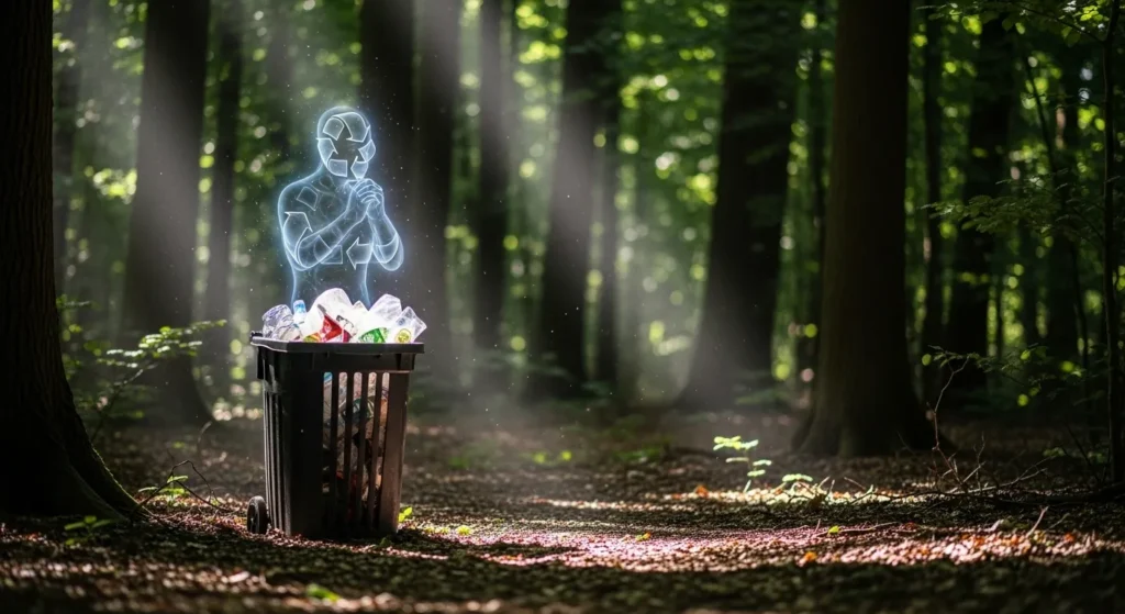 Recycling is a whisper of responsibility