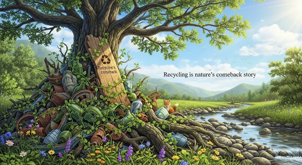 Recycling is nature’s comeback story