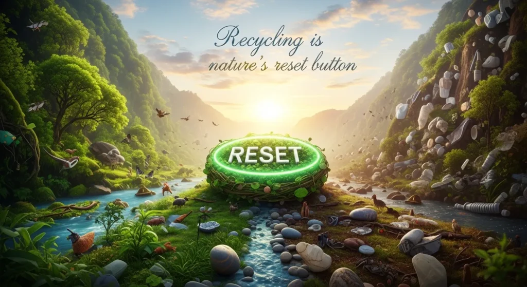 Recycling is nature’s reset button