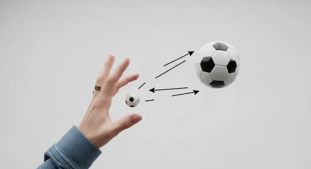 The ball slipped through my fingers