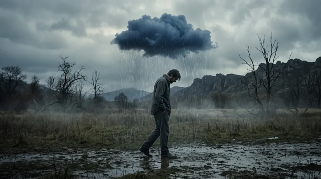 Metaphor for sadness