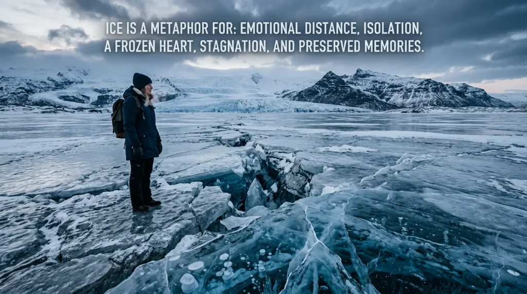 ice is a metaphor for