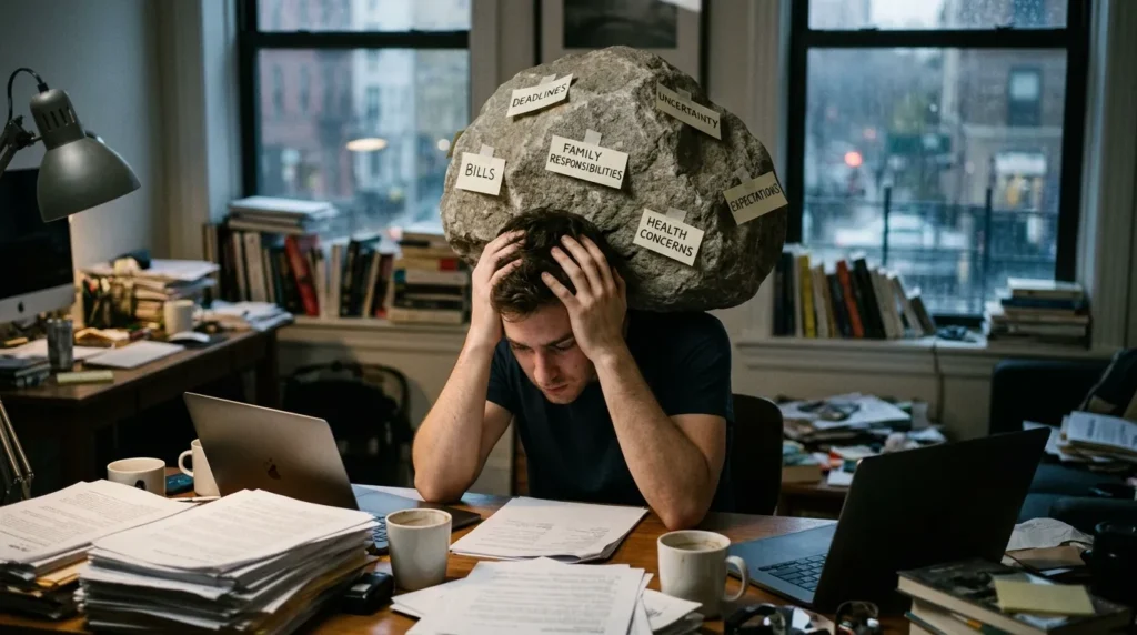 metaphors for stress