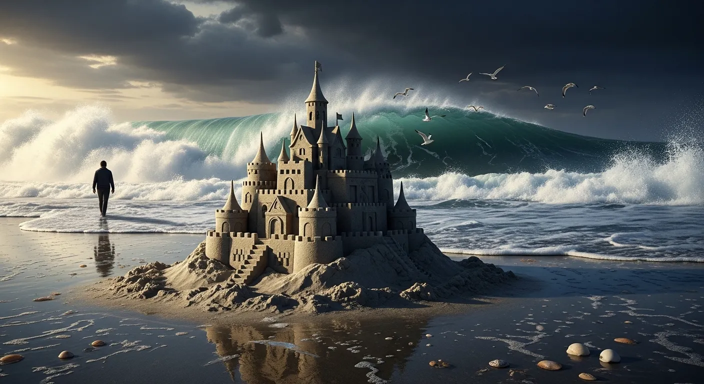 metaphor for something bad happening