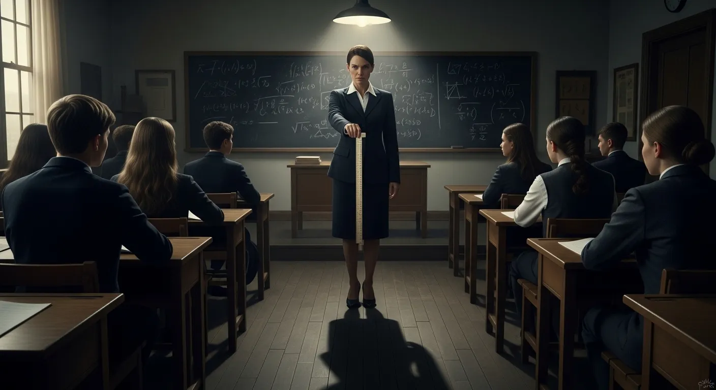 metaphor for strict teacher