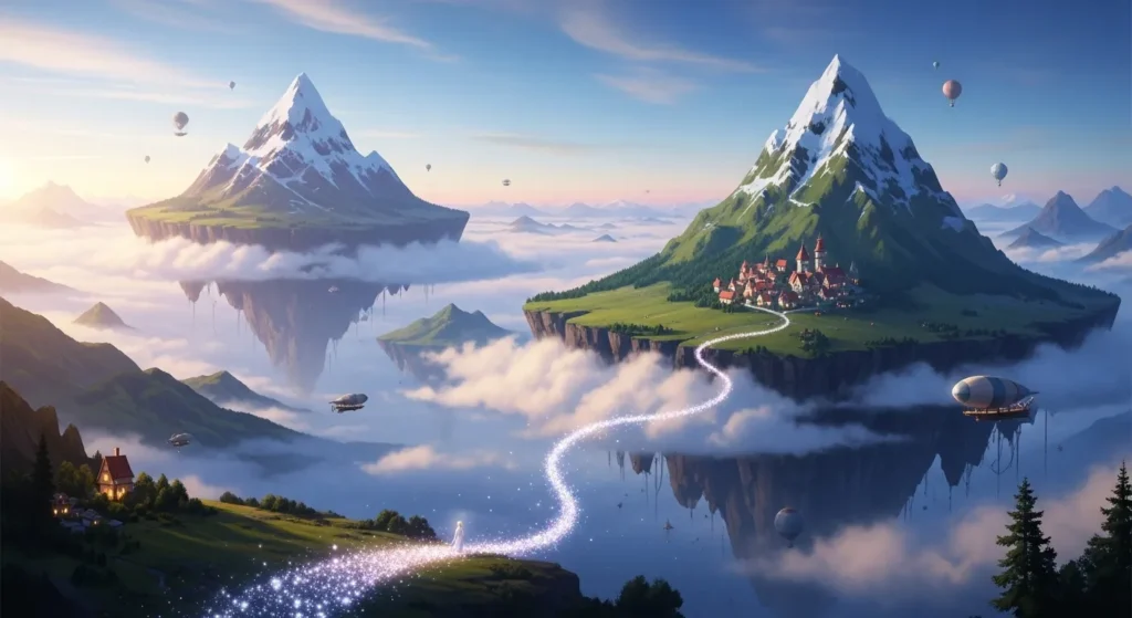  Clouds are floating mountains