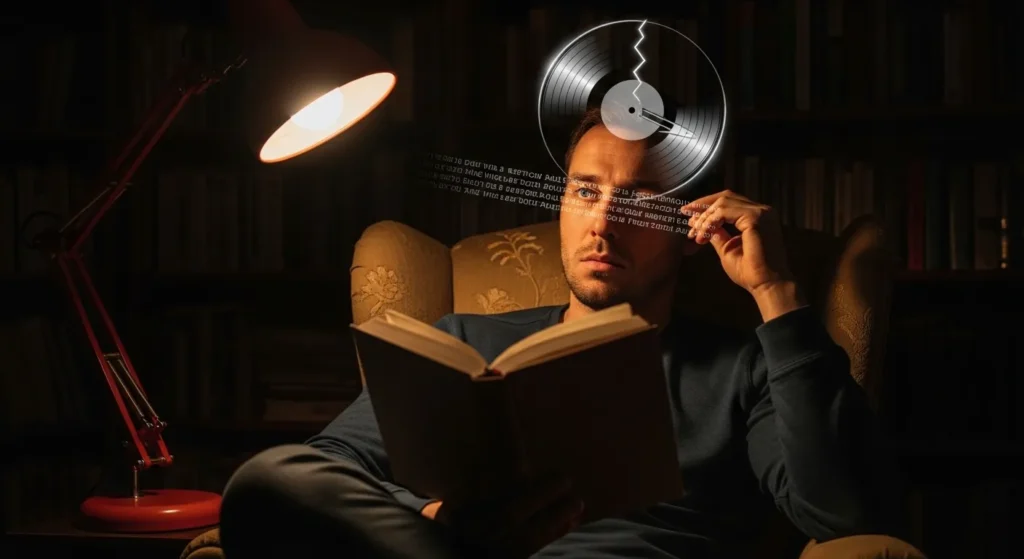 He read like a broken record