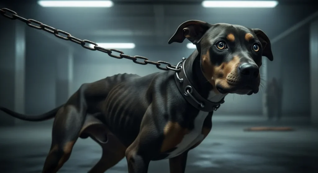 He’s a chained dog of fear