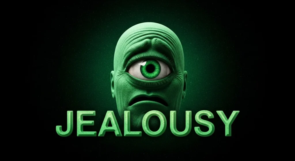  Jealousy is a green-eyed monster