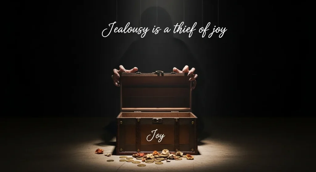 Jealousy is a thief of joy