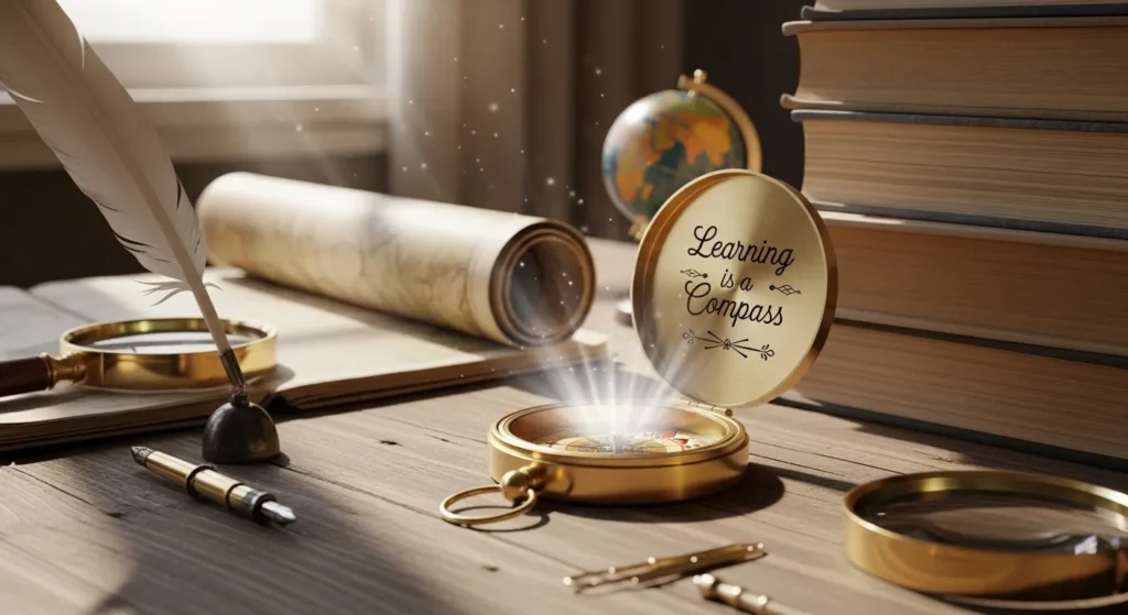 Learning is a compass