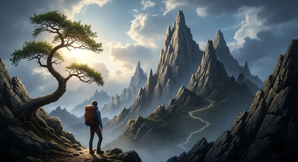 Life is a mountain waiting to be climbed