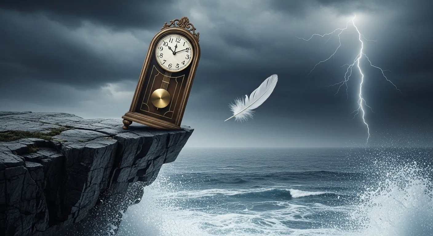 metaphor for dropping something