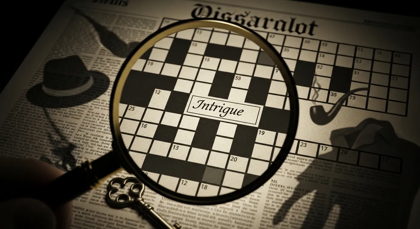 metaphor for intrigue crossword