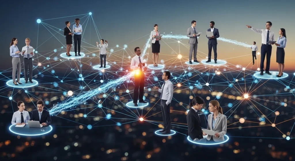 Teamwork is a network