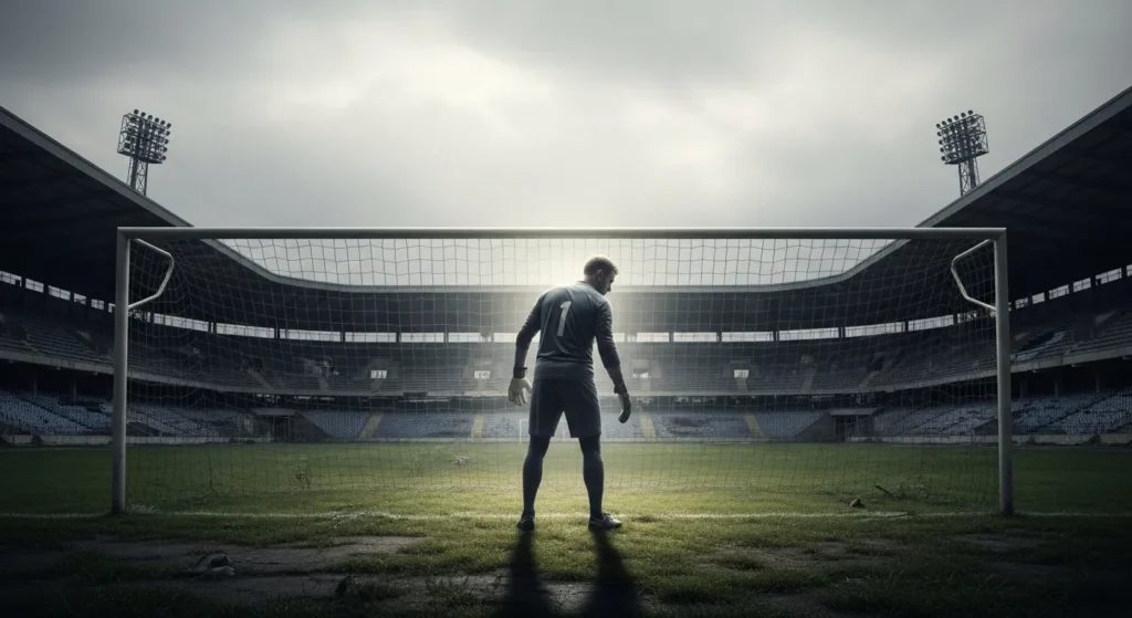 A bad goalie is a wandering shadow