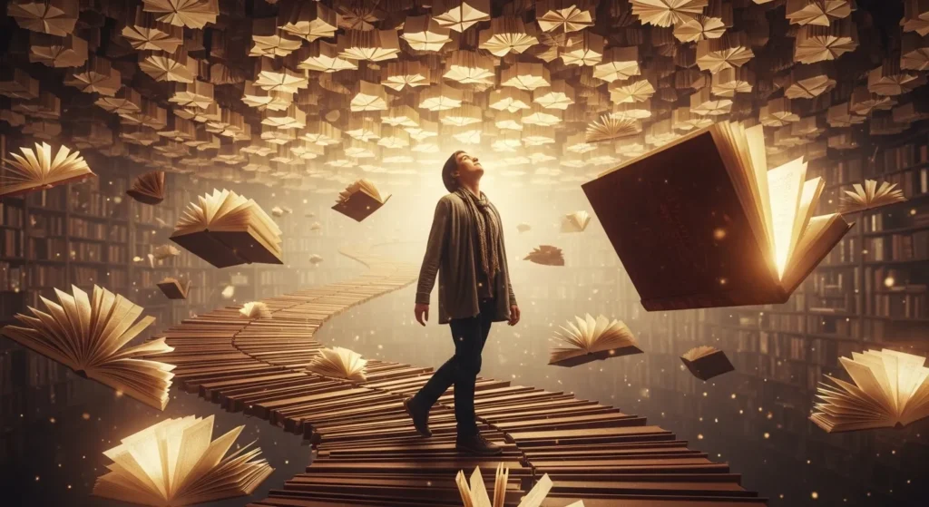 A person is a book without an ending