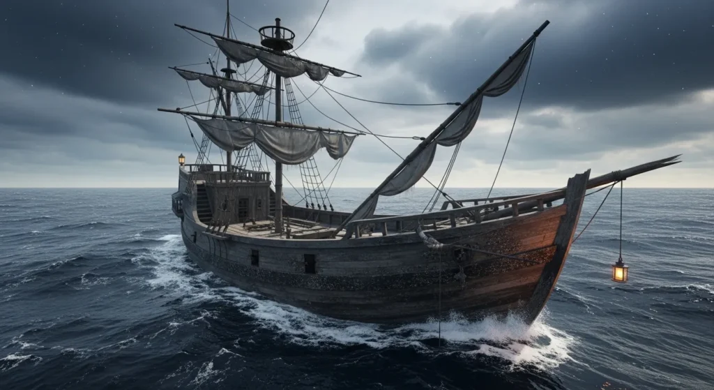 A ship without a compass