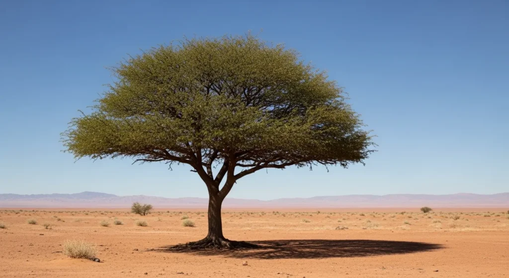  A tree in the desert