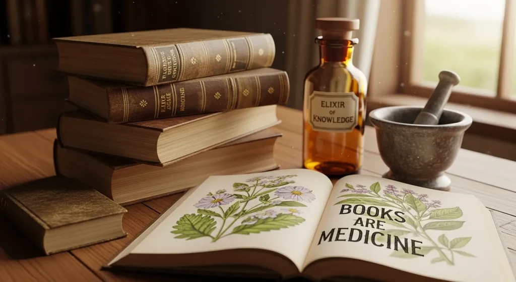 Books are medicine