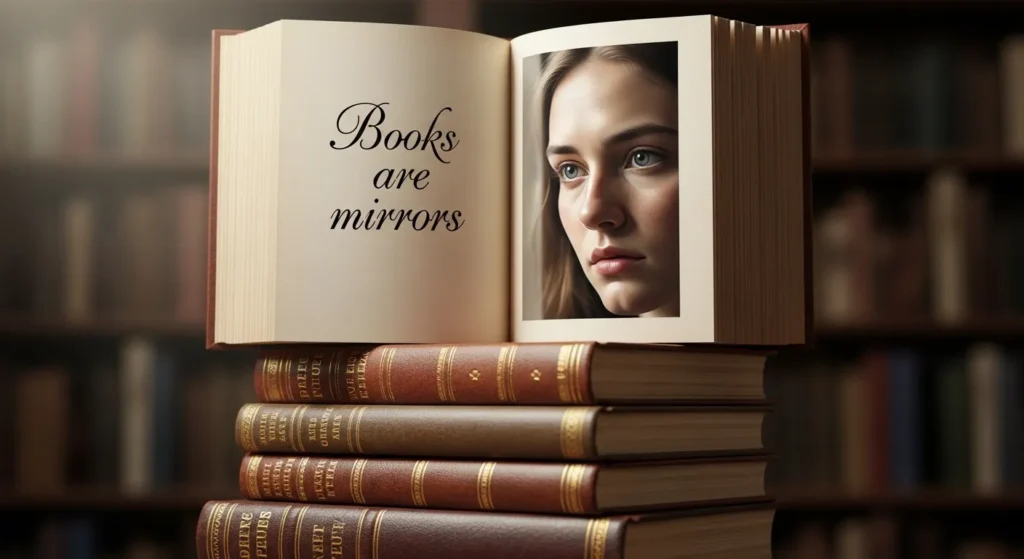 Books are mirrors