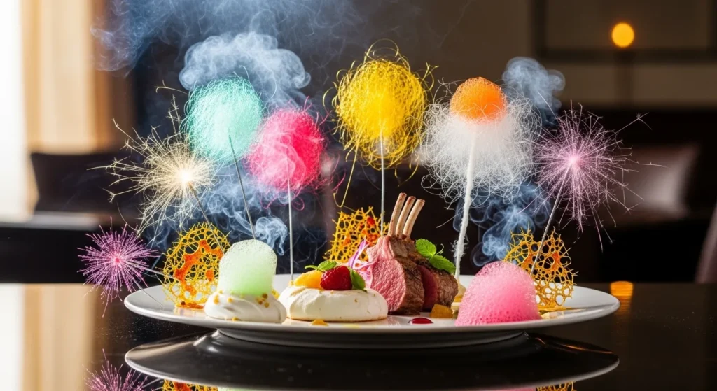  Food is a fireworks show