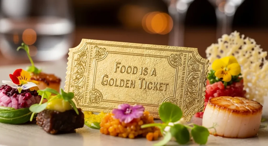  Food is a golden ticket