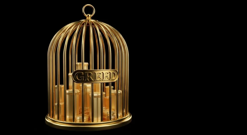  Greed is a golden cage