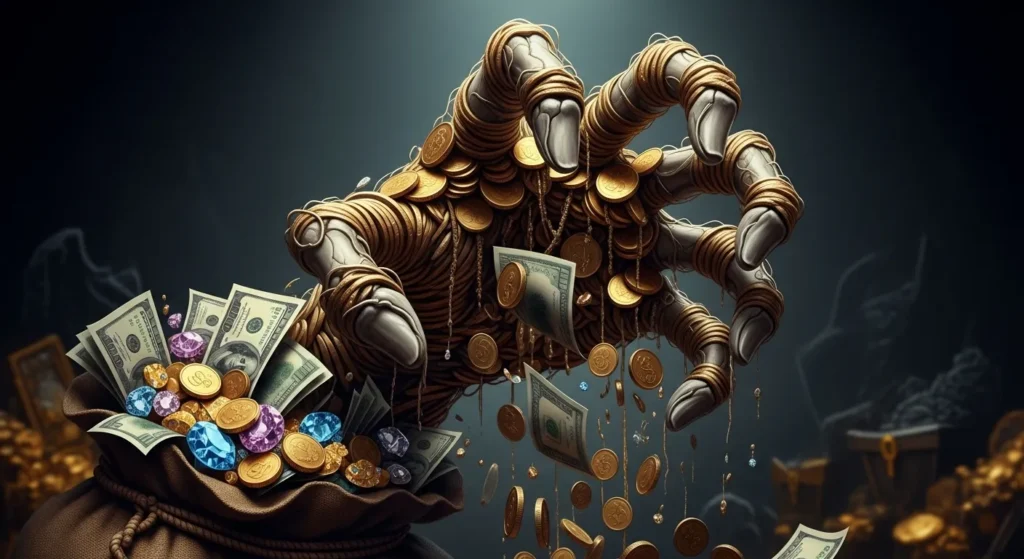  Greed is a hand that never closes