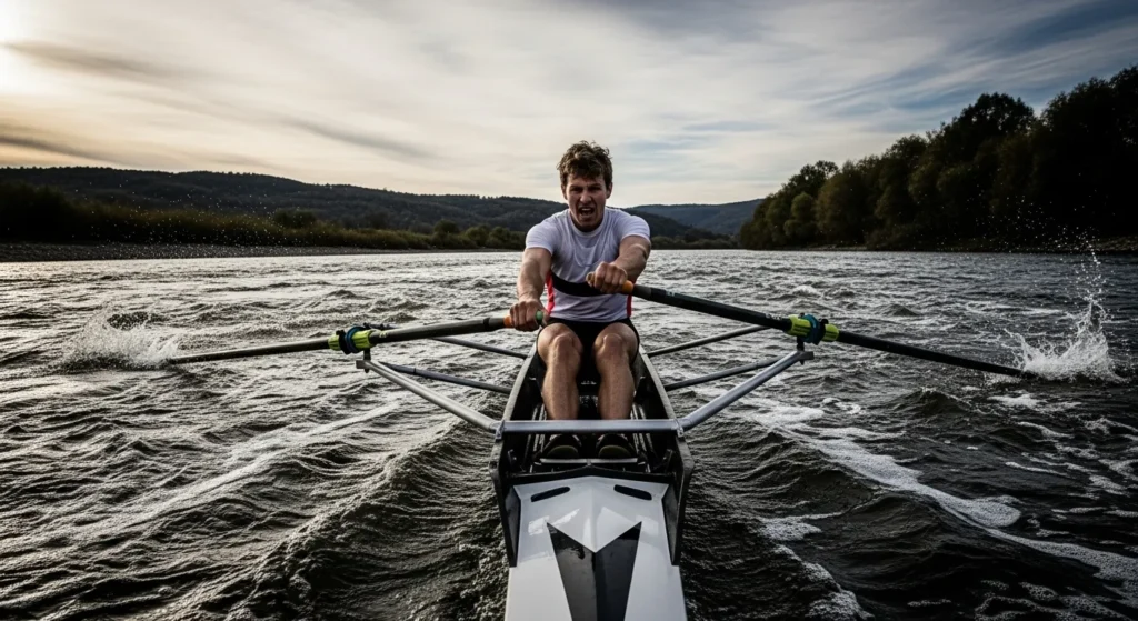  Hard work is rowing against the current