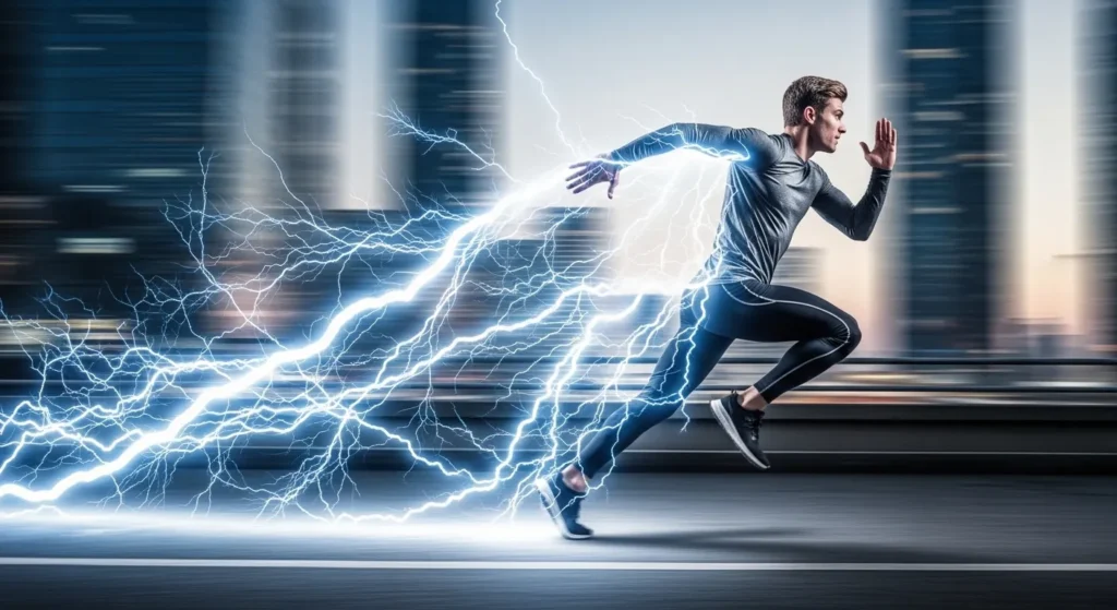 He was a bolt of lightning