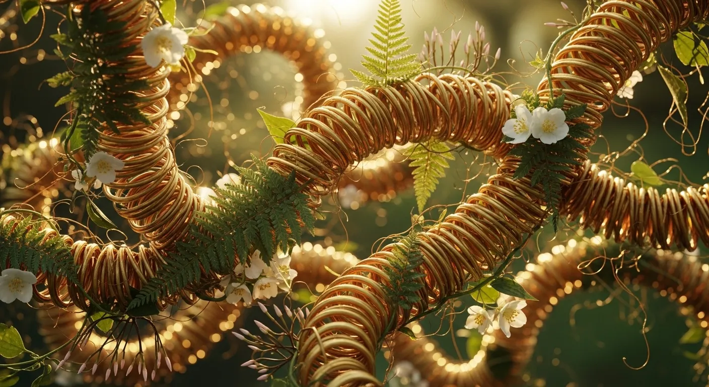 metaphor for curly hair