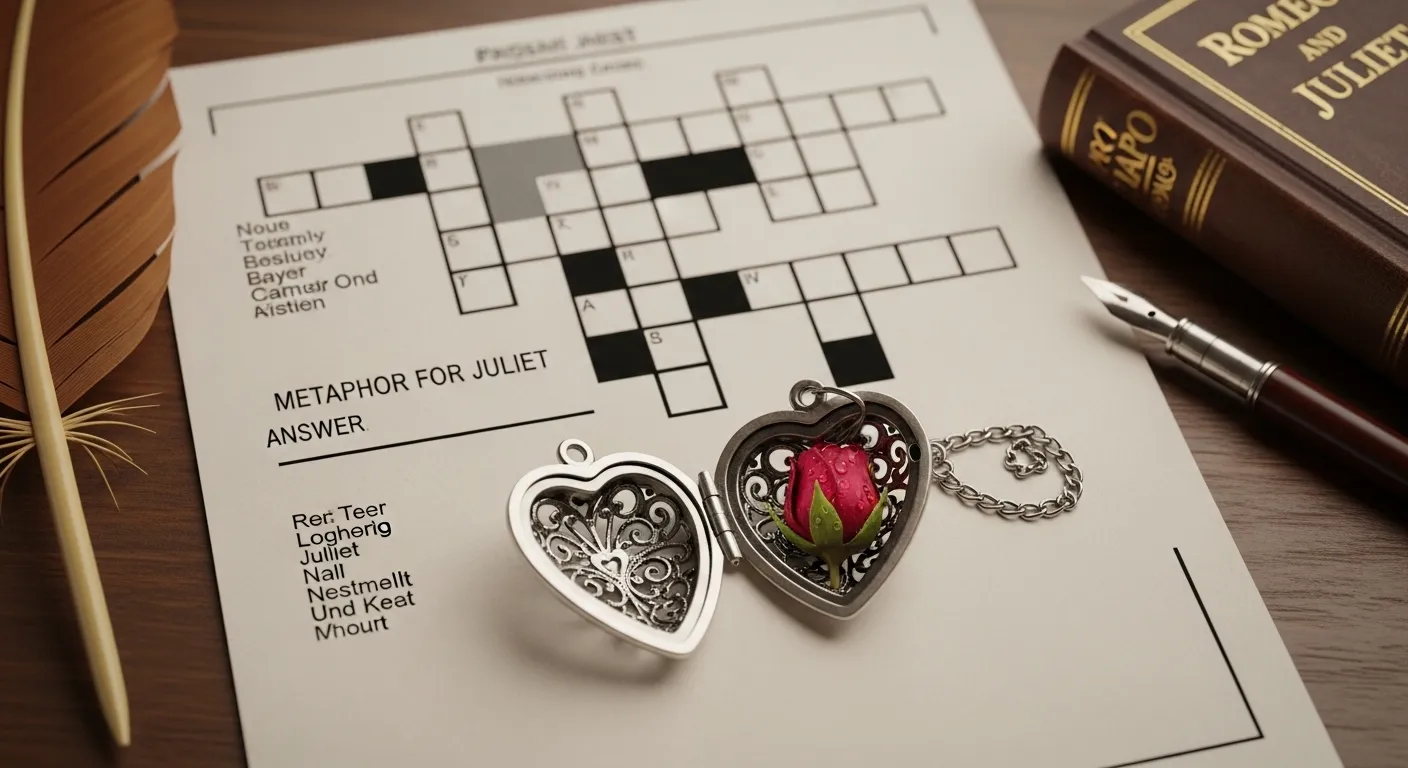 metaphor for juliet crossword