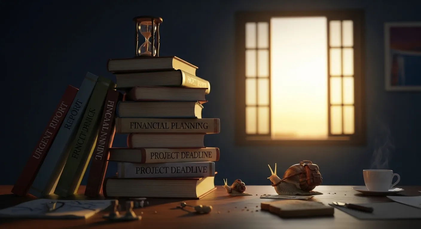 metaphor for procrastination