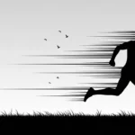 metaphor for running fast