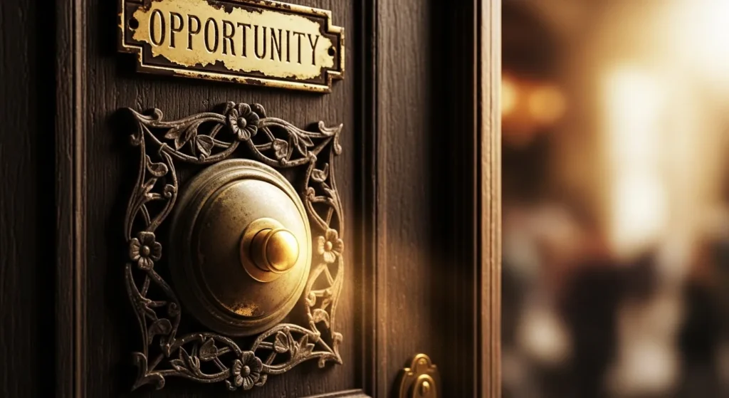  Opportunity is a doorbell