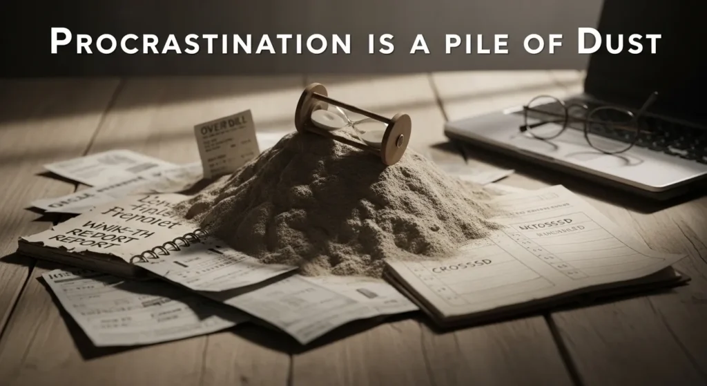  Procrastination is a pile of dust